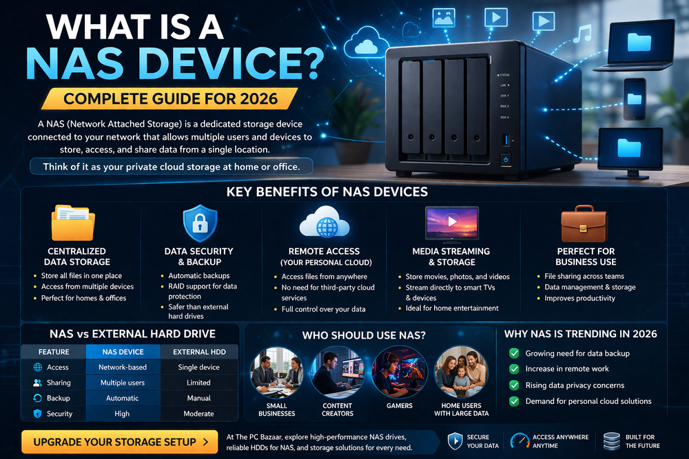 πΎ What is a NAS Device? Complete Guide for 2026