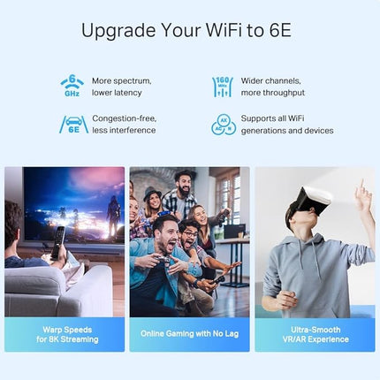 TP-Link Deco XE75 AXE5400  Ultra Fast WiFi 6E Mesh System - 3 Pack