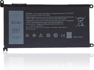 Dell WDX0R Original 42Wh 11.4V 3 Cell Laptop Battery for Inspiron, Latitude & Vostro