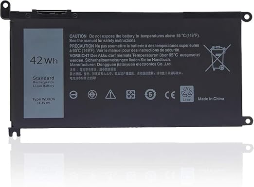 Dell WDX0R Original 42Wh 11.4V 3 Cell Laptop Battery for Inspiron, Latitude & Vostro