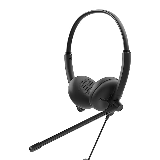 Dell WH125 Wired Headset with Noise-Reducing Boom Microphone