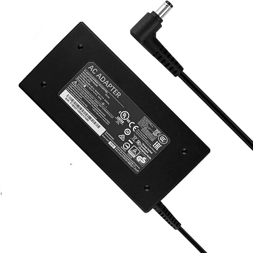 MSI Original OEM 120W 19.5V 6.15A 5.5×2.5mm Pin Laptop Adapter Charger with Power Cord