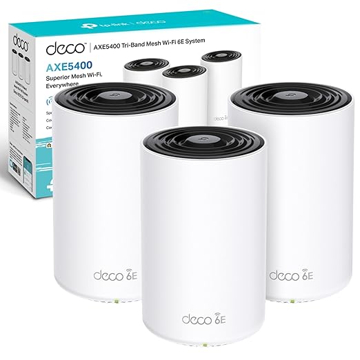 TP-Link Deco XE75 AXE5400 Whole Home Mesh Wi-Fi 6E System - 3 Pack