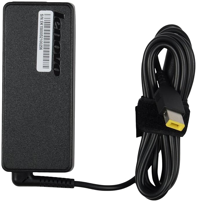 Lenovo Original 65W 20V Slim Tip Rectangular Pin Laptop Adapter Charger