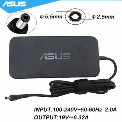 ASUS Original OEM 120W 5.5x2.5mm Pin Laptop Adapter Charger
