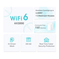 TP-Link Deco X50 AX3000 Whole Home Mesh WiFi 6 System - 3 Pack